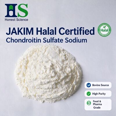 سدیم کندرویتین سولفات گاوی دارای گواهی JAKIM حلال | پودر گرید USP